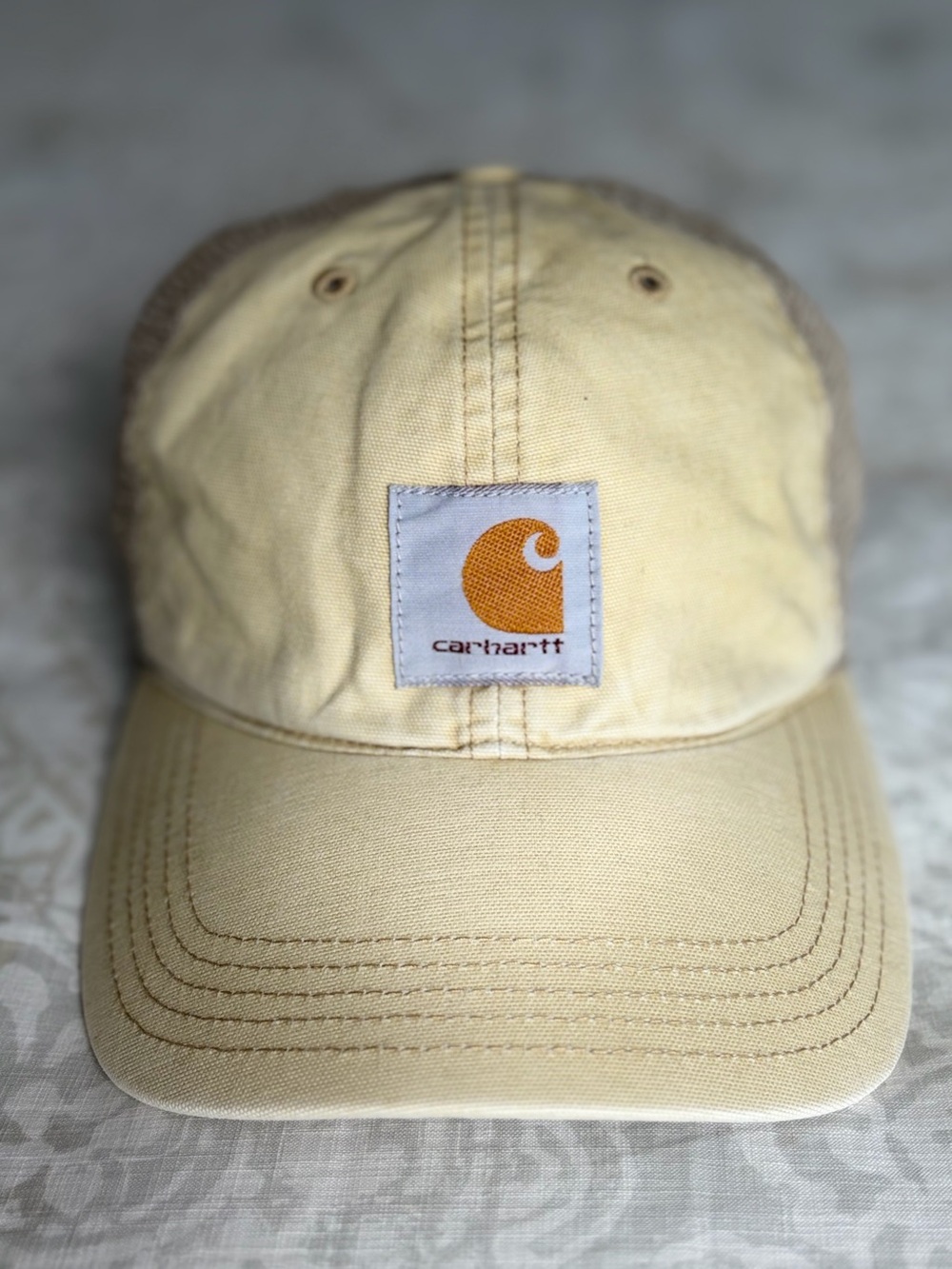 Carhartt Washed Cotton Cap in Cream